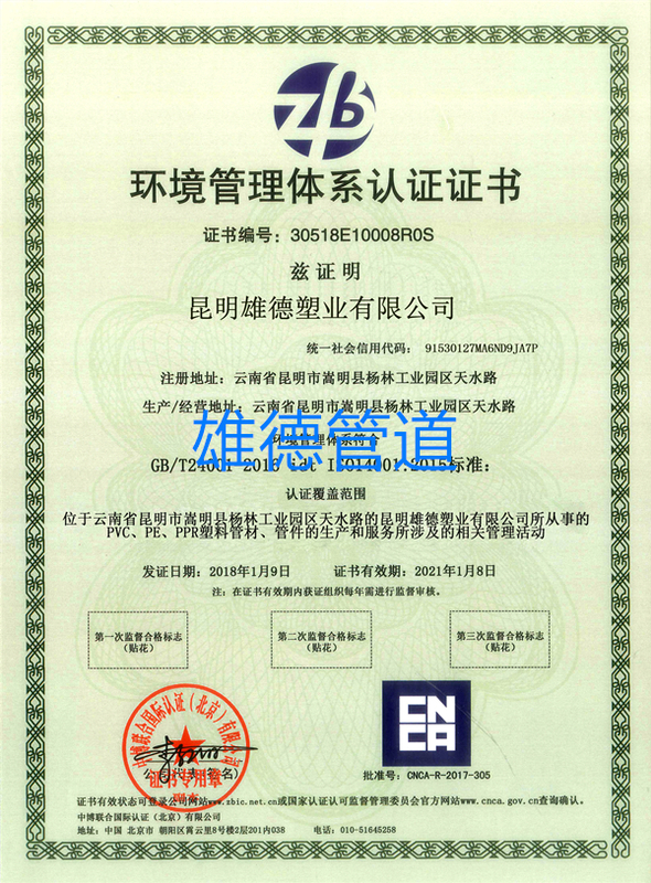 环境管理体系认证